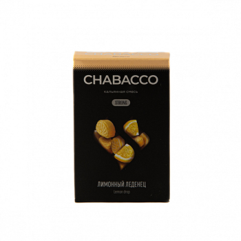 Chabacco STRONG Lemon drop 50гр
