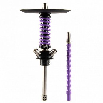 Кальян MAMAY CUSTOMS Coilover Micro чёрно-сиреневый (без колбы)