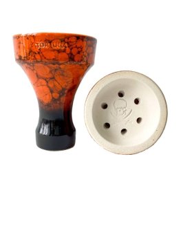 Чашка Tortuga Чёрная метка глазурь оранжевая