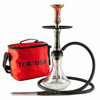 Кальян Tortuga Рейнджер custom mini чёрно-зелёно-оранжевый Кальян Tortuga Рейнджер custom mini чёрно-зелёно-оранжевый