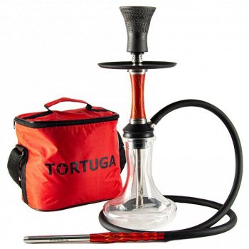 Кальян Tortuga Рейнджер custom mini красно-жёлтый Кальян Tortuga Рейнджер custom mini красно-жёлтый