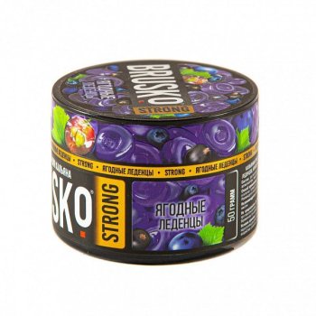 BRUSKO STRONG Ягодные леденцы 50гр