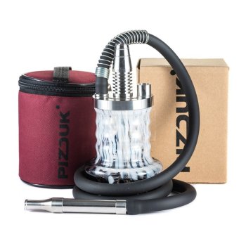 Кальян Pizduk bordeaux-bag (Белый марганец колба)