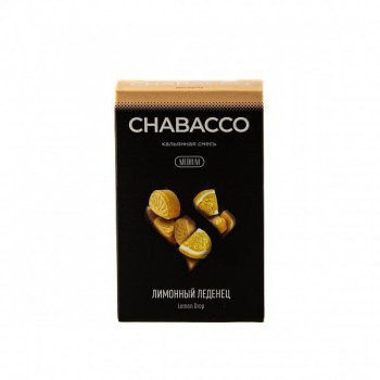 Chabacco Mix MEDIUM Lemon drop 50гр Chabacco Mix MEDIUM Lemon drop 50гр