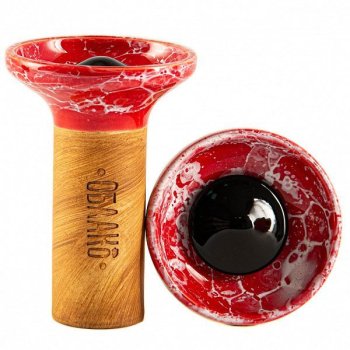 Чашка Облако Flow black on red-white marble Чашка Облако Flow black on red-white marble