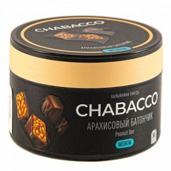 Chabacco MEDIUM Peanut bar 50гр МРК