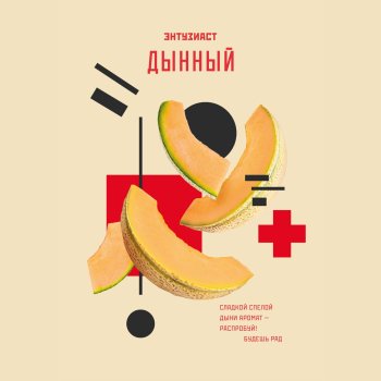 Табак для кальяна "Энтузиаст" с ароматом дыни (ДЫННЫЙ), 25 г