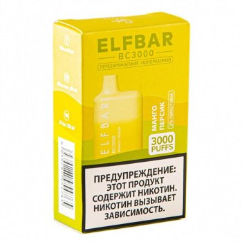 Электронная сигарета ELF BAR Mango Peach (3000 затяжек) 20 мг
