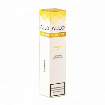 Электронная сигарета ALLO Pineapple ice (1500 затяжек)