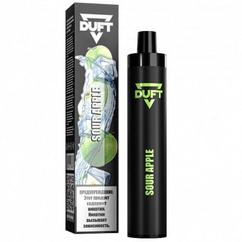 Электронная сигарета DUFT Sour Apple (3000 затяжек)