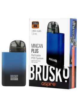 Электронная система BRUSKO Minican Plus (чёрно-синий градиент)