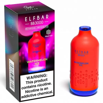 Электронная сигарета ELF BAR BB Watermelon Ice (3000 затяжек) 20 мг