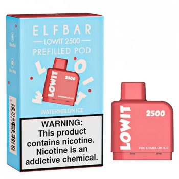 Картридж Elf Bar Lowit 2500 20 мг, 6 мл (Watermelon Ice) Картридж Elf Bar Lowit 2500 20 мг, 6 мл (Watermelon Ice)
