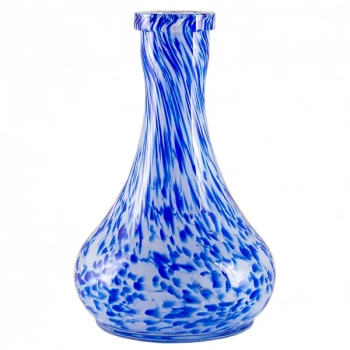 Колба Vessel Glass Капля крошка бело-синяя Колба Vessel Glass Капля крошка бело-синяя