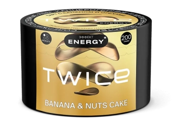 TWICE Тарт с бананом и орехами 200гр МРК