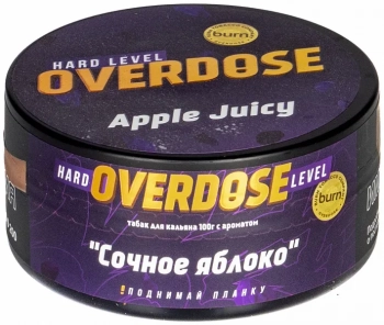 Overdose Apple Juicy 100гр МРК Overdose Apple Juicy 100гр МРК