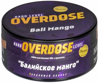 Overdose Bali Mango 100гр МРК Overdose Bali Mango 100гр МРК
