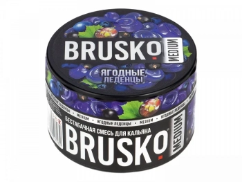 BRUSKO MEDIUM Ягодные леденцы 250гр