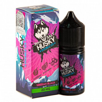 Жидкость HUSKY DOUBLE ICE SALT Siberian black 20 мг 30 мл