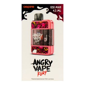 Электронная система BRUSKO Angry Vape Fury 650 mAh (розовый) Электронная система BRUSKO Angry Vape Fury 650 mAh (розовый)