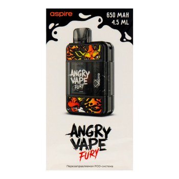 Электронная система BRUSKO Angry Vape Fury 650 mAh (черный) Электронная система BRUSKO Angry Vape Fury 650 mAh (черный)