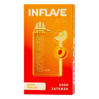 Электронная сигарета INFLAVE AIR Дыня Персик (6000 затяжек)