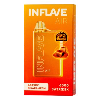 Электронная сигарета INFLAVE AIR Арахис в карамели (6000 затяжек)