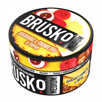 BRUSKO MEDIUM Ананас с помело и личи 250гр BRUSKO MEDIUM Ананас с помело и личи 250гр