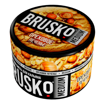 BRUSKO MEDIUM Ореховое печенье 50гр BRUSKO MEDIUM Ореховое печенье 50гр