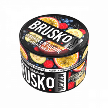 BRUSKO MEDIUM Фейхоа с ягодами и маракуйей 50гр BRUSKO MEDIUM Фейхоа с ягодами и маракуйей 50гр