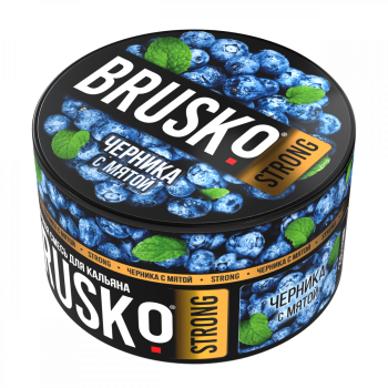 BRUSKO STRONG Черника с мятой 250гр