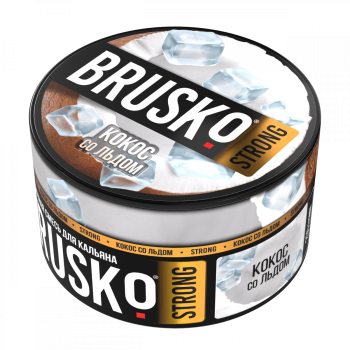 BRUSKO STRONG Кокос со льдом 250гр BRUSKO STRONG Кокос со льдом 250гр