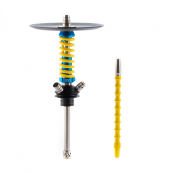 Кальян MAMAY CUSTOMS Coilover Micro сине-жёлтый (без колбы)