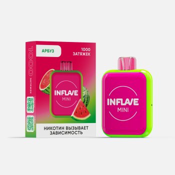 INFLAVE MINI Арбуз (1000 затяжек) МРК