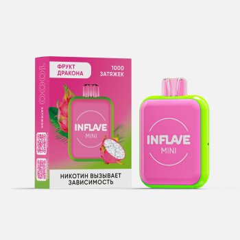 INFLAVE MINI Фрукт дракона (1000 затяжек) МРК