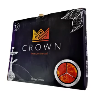 Уголь Crown Kaloud Mercy кокосовый 72 шт Уголь Crown Kaloud Mercy кокосовый 72 шт