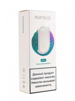 Электронная сигарета PLONQ MAX Guava Passionfruit (6000 затяжек) 20 мг
