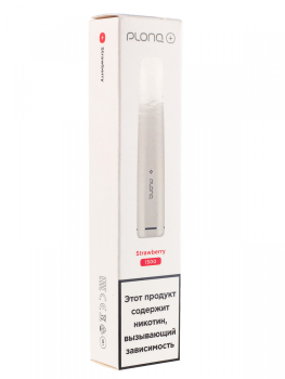 Электронная сигарета PLONQ PLUS Strawberry (1500 затяжек) 20 мг