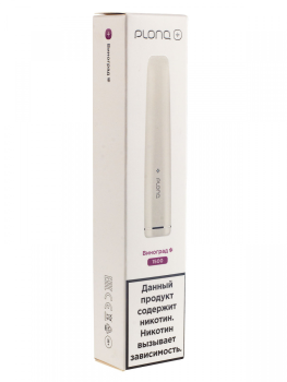 PLONQ PLUS Виноград (1500 затяжек) 20 мг МРК PLONQ PLUS Виноград (1500 затяжек) 20 мг МРК