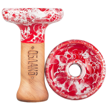 Чашка Облако Phunnel L Glaze Top 73 красно-белый мрамор Чашка Облако Phunnel L Glaze Top 73 красно-белый мрамор