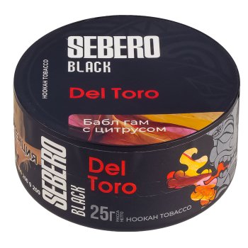 Табак для кальяна Sebero Black Del Toro 25гр Табак для кальяна Sebero Black Del Toro 25гр