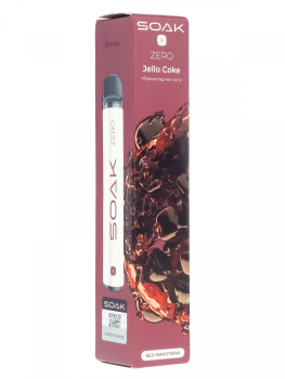 SOAK X ZERO Jello coke 1500 затяжек (без никотина) МРК