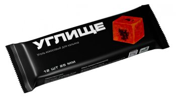 Уголь Углище кокосовый 12 шт (25 мм) Уголь Углище кокосовый 12 шт (25 мм)