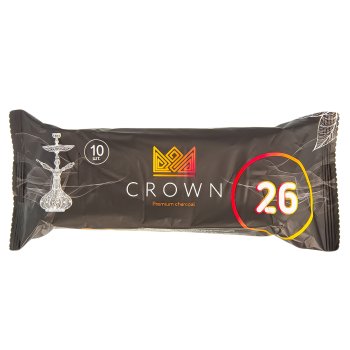 Уголь Crown кокосовый 10 шт (26 мм) Уголь Crown кокосовый 10 шт (26 мм)