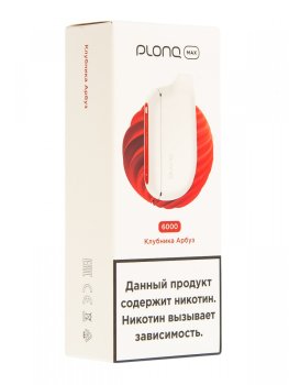 PLONQ MAX Клубника арбуз (6000 затяжек) 20 мг МРК