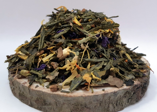 Зеленый чай корица-апельсин, Германия, 165 гр.