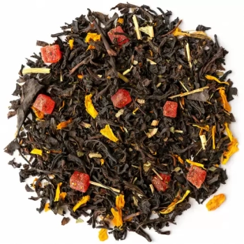 Черный чай земляника-сливки, Германия, 165 гр.