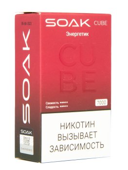 SOAK CUBE Энергетик 7000 затяжек МРК