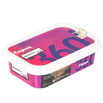 Табак для кальяна "САРМА 360" Лёгкая Мелисса 120гр