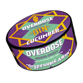 Overdose Gin Cucumber 100гр МРК Overdose Gin Cucumber 100гр МРК